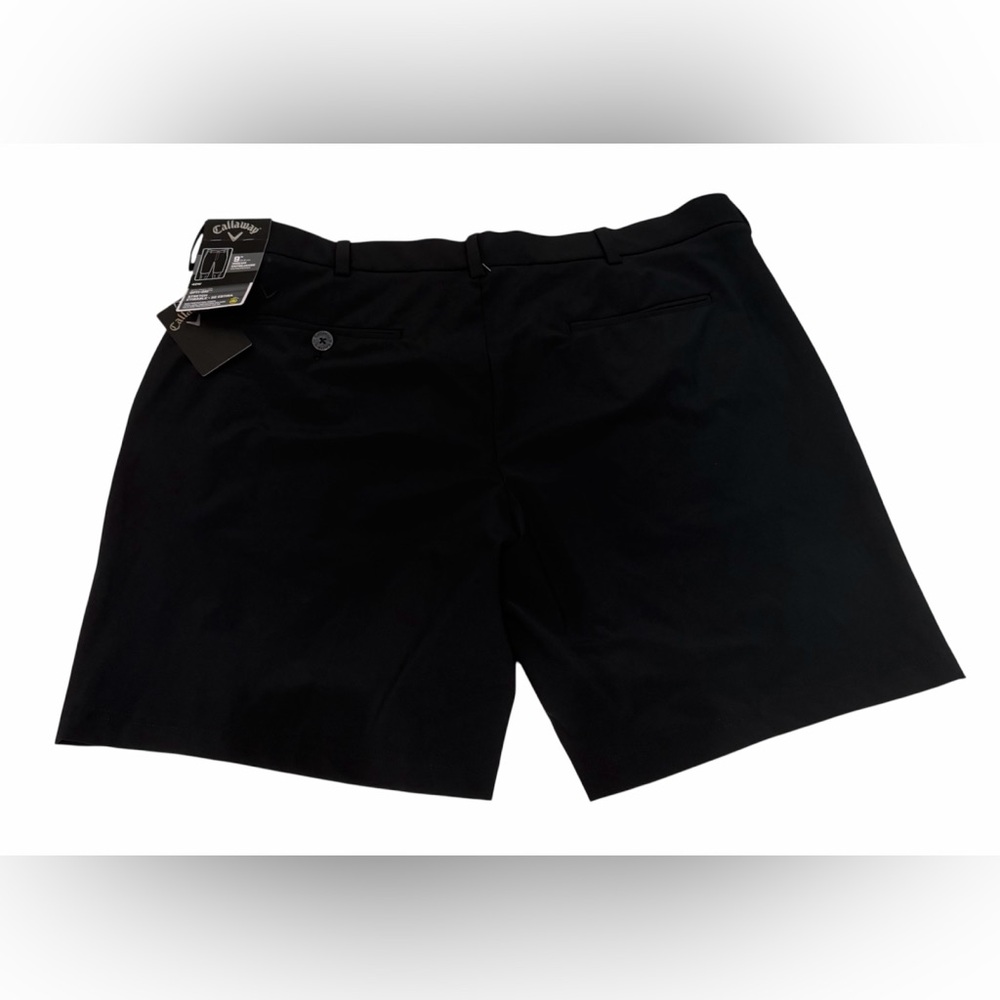 Callaway Men's Opti-Dri Stretch Golf Shorts Black Sz 40 Inseam 9” NWT - Picture 2 of 3